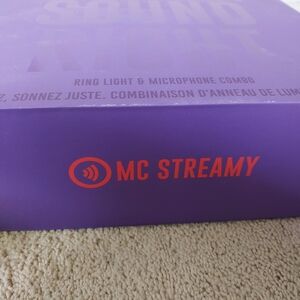 MC Streamy Ring Light & Microphone Combo - New!